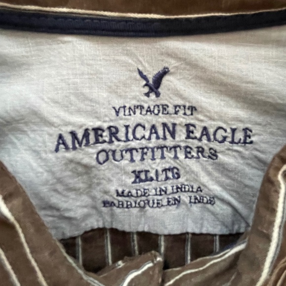 American Eagle Outfitters Men's Button Down Shirt - Picture 5 of 7